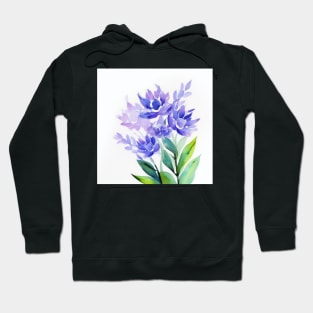 Watercolor Flower Hoodie